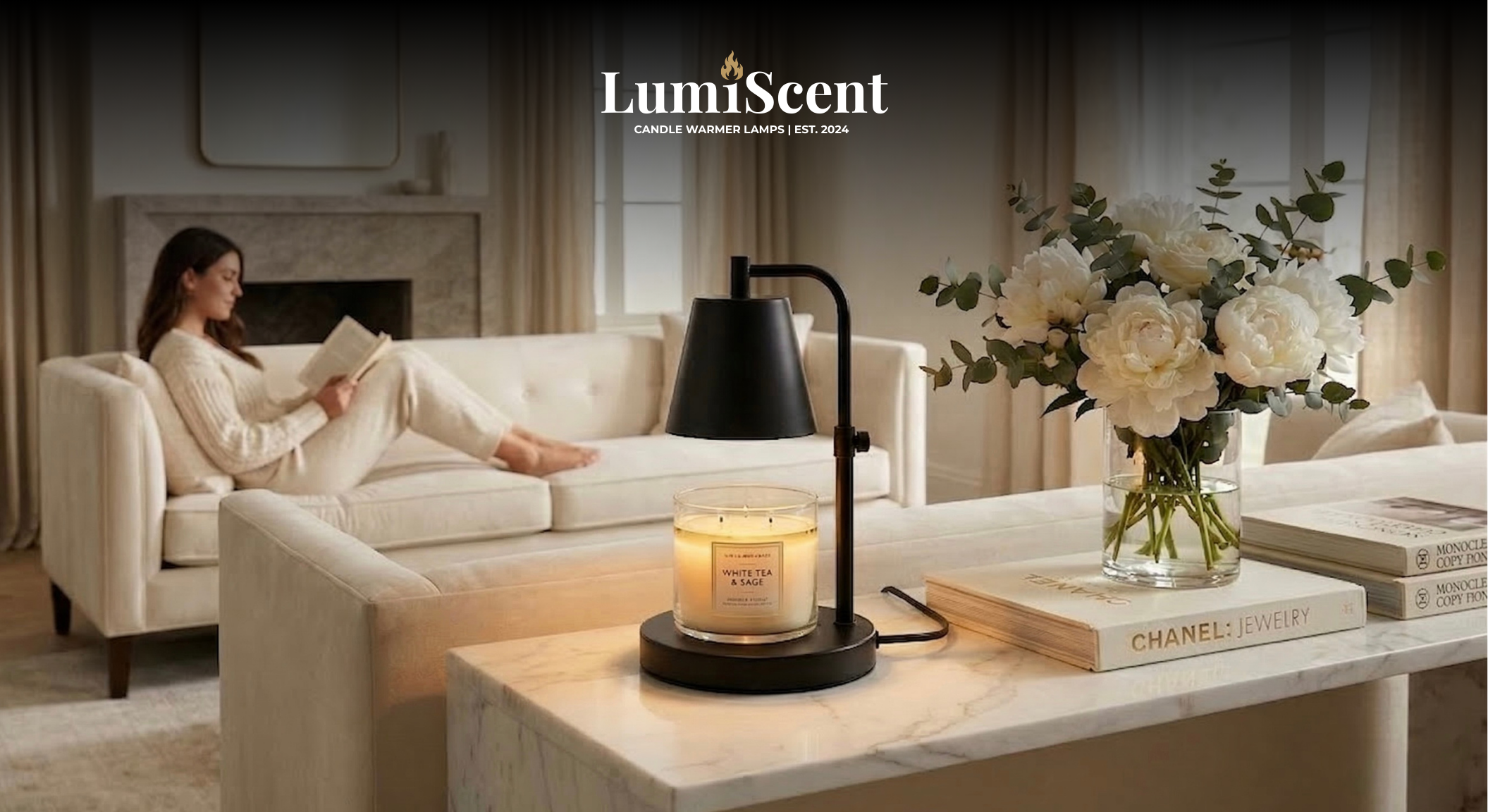 Classic Candle Warmer Lamp | Dimmable Wax Melt for Scented Candles